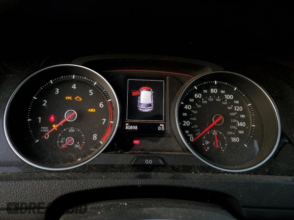 2015 Volkswagen Golf GTI S with VIN 3VW5T7AU2FM008708, listed as a Copart auction lot 78945574 with 80,898 mi miles and Salvage Title. Bid and sale history available at carsss.com. Image 9.