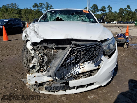 2017 Ford Police Interceptor with VIN 1FAHP2L87HG145704, listed as a Copart auction lot 80753134 with 146,165 mi miles and Salvage title. Bid and sale history available at DreamBid. Image 5.