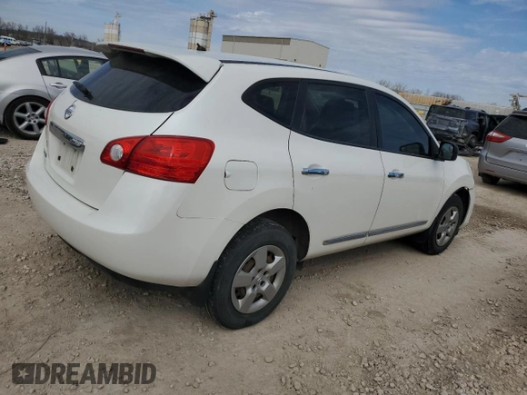 2012 Nissan Rogue S with VIN JN8AS5MT3CW264173, listed as a Copart auction lot 50833615 with 138,854 mi miles and Salvage Title. Bid and sale history available at carsss.com. Image 3.