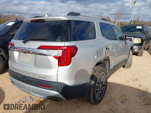 2020 GMC Acadia SLT with VIN 1GKKNULS7LZ195744, listed as a IAAI auction lot 41155735 with 67,283 mi miles and . Bid and sale history available at DreamBid. Image 4.