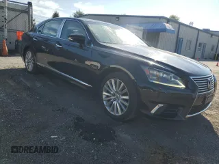 2013 Lexus LS 460 L with VIN JTHDL5EF9D5005711, listed as a Copart auction lot 66788754 with 130,114 mi miles and Salvage title. Bid and sale history available at DreamBid. Image 4.