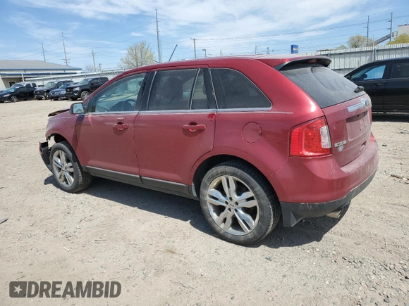 2013 Ford Edge Limited with VIN 2FMDK3KC3DBA45065, listed as a Copart auction lot 53884065 with 221,687 mi miles and Clean Title. Bid and sale history available at carsss.com. Image 2.