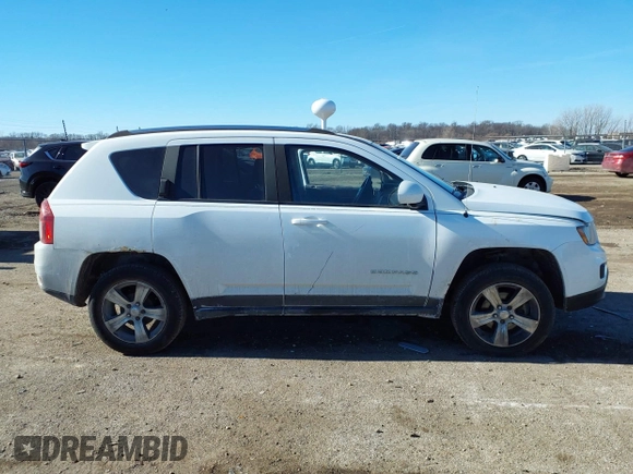 2016 Jeep Compass High Altitude Edition with VIN 1C4NJCEA8GD676091, listed as a IAAI auction lot 41447387 with 120,881 mi miles. Bid and sale history available at carsss.com. Image 13.