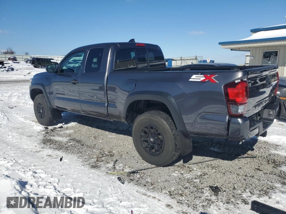 2022 Toyota Tacoma SR with VIN 3TYRZ5CN2NT020227, listed as a Copart auction lot 46265055 with 23,878 mi miles and Salvage title. Bid and sale history available at DreamBid. Image 2.
