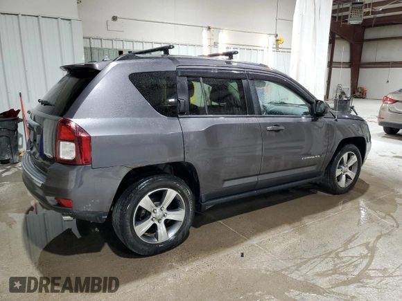 2017 Jeep Compass High Altitude with VIN 1C4NJDEB7HD177122, listed as a Copart auction lot 60293295 with 115,564 mi miles and Salvage title. Bid and sale history available at DreamBid. Image 3.