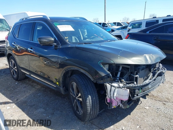2017 Nissan Rogue SL with VIN JN8AT2MT8HW395084, listed as a IAAI auction lot 41858587 with 219,849 mi miles and . Bid and sale history available at DreamBid. Image 1.