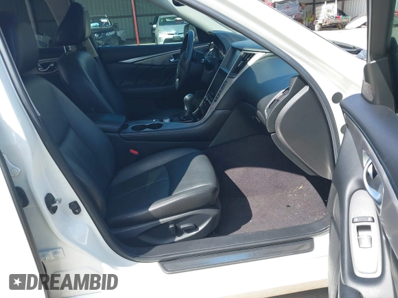 2017 Infiniti Q50 Signature Edition with VIN JN1EV7AP1HM738909, listed as a IAAI auction lot 40269786 with 81,599 mi miles and . Bid and sale history available at DreamBid. Image 5.