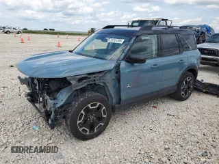 2021 Ford Bronco Sport Outer Banks z VIN 3FMCR9C63MRA02785, wystawiony jako Copart lot #55741205 z przebiegiem 27 349 mil mil oraz Szkoda całkowita • Salvage title. Historia ofert i sprzedaży dostępna na DreamBid. Obrazek 1.