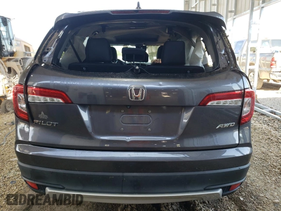 2020 Honda Pilot EX-L z VIN 5FNYF6H55LB042108, wystawiony jako Copart lot #63163755 z przebiegiem Nie podano mil oraz Szkoda całkowita • Salvage title. Historia ofert i sprzedaży dostępna na DreamBid. Obrazek 6.