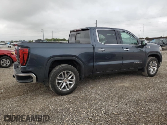 2021 GMC Sierra 1500 Limited SLT with VIN 1GTU9DET6MZ381209, listed as a Copart auction lot 71109394 with 44,649 mi miles and Salvage Title. Bid and sale history available at carsss.com. Image 3.