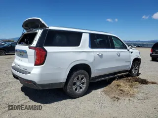 2022 GMC Yukon XL SLE with VIN 1GKS2FKD6NR117790, listed as a Copart auction lot 56965464 with 23,371 mi miles and Salvage Title. Bid and sale history available at carsss.com. Image 3.