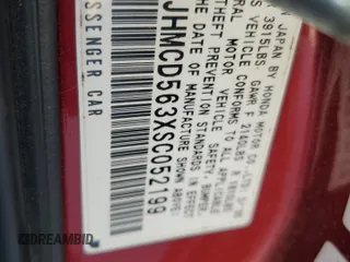 1995 Honda Accord LX with VIN JHMCD563XSC052199, listed as a Copart auction lot 45469205 with 333,643 mi miles and Salvage Title. Bid and sale history available at carsss.com. Image 14.