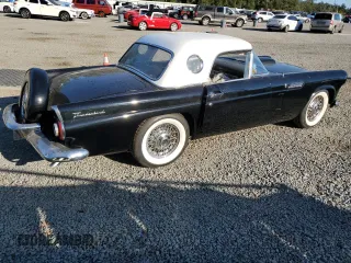 1956 Ford Thunderbird with VIN P6FH175346, listed as a Copart auction lot 80978544 with 649,864 mi miles and Salvage Title. Bid and sale history available at DreamBid. Image 3.