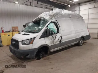2023 Ford Transit Cargo with VIN 1FTBW3X87PKB39433, listed as a IAAI auction lot 41151064 with Not provided miles and . Bid and sale history available at DreamBid. Image 17.