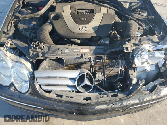 2007 Mercedes-Benz CLK 350 with VIN WDBTJ56H37F229024, listed as a Copart auction lot 71610814 with 90,017 mi miles and Salvage Title. Bid and sale history available at DreamBid. Image 11.
