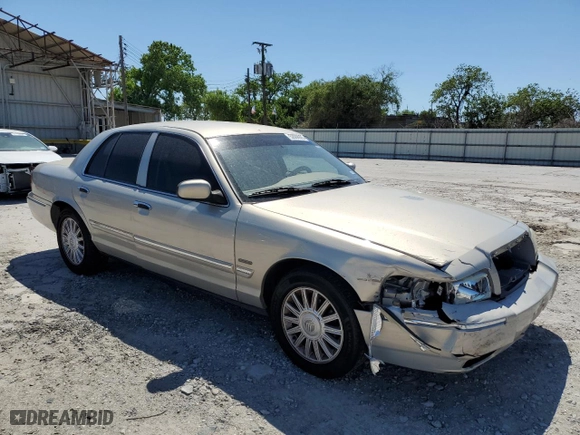 2011 Mercury Grand Marquis LS with VIN 2MEBM7FV1BX603325, listed as a Copart auction lot 52006925 with 167,255 mi miles and Salvage Title. Bid and sale history available at carsss.com. Image 4.