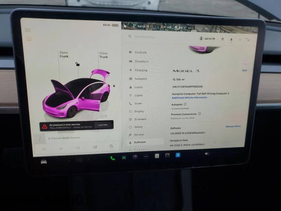 2023 Tesla Model 3 с VIN 5YJ3E1EA8PF685236, выставлен на аукционе Copart как лот 60646005 с пробегом 15 799 миль миль и Списание • Salvage title. История ставок и продаж доступна на DreamBid. Изображение 9.