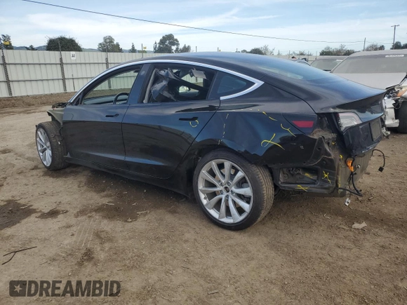 2019 Tesla Model 3 Long Range with VIN 5YJ3E1EB1KF212019, listed as a Copart auction lot 50134385 with 83,478 mi miles and Salvage Title. Bid and sale history available at DreamBid. Image 2.