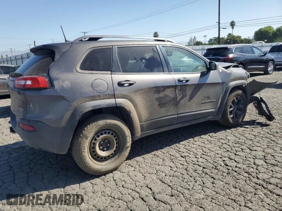2017 Jeep Cherokee Trailhawk L Plus with VIN 1C4PJMBS4HD237094, listed as a Copart auction lot 61051675 with 104,852 mi miles and Salvage title. Bid and sale history available at DreamBid. Image 3.
