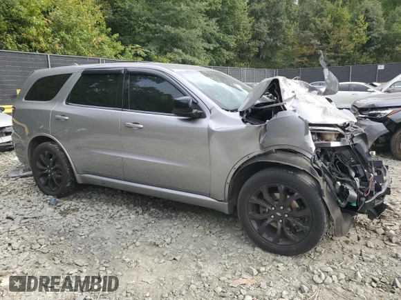 2020 Dodge Durango SXT Plus with VIN 1C4RDHAG6LC410651, listed as a Copart auction lot 65951744 with 52,956 mi miles and Salvage Title. Bid and sale history available at carsss.com. Image 4.