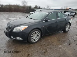 2011 Buick Regal CXL RL1 with VIN 2G4GN5EC5B9177678, listed as a Copart auction lot 85420934 with 126,058 mi miles and Salvage Title. Bid and sale history available at carsss.com. Image 1.