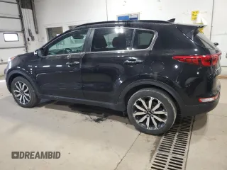 2018 Kia Sportage EX with VIN KNDPNCAC5J7425152, listed as a Copart auction lot 52744565 with 162,575 mi miles and Salvage Title. Bid and sale history available at carsss.com. Image 2.