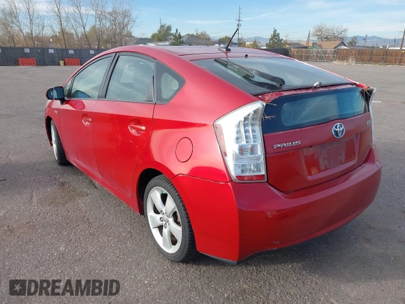 2010 Toyota Prius II with VIN JTDKN3DU8A5011986, listed as a IAAI auction lot 40935562 with 1 mi miles. Bid and sale history available at carsss.com. Image 3.