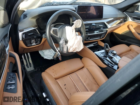 2023 BMW 5 Series 540i xDrive with VIN WBA73BJ01PCL40246, listed as a Copart auction lot 42847975 with Not Provided miles and Salvage Title. Bid and sale history available at carsss.com. Image 8.