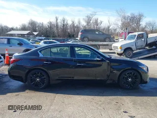 2018 Infiniti Q50 3.0t LUXE with VIN JN1EV7AP0JM351287, listed as a IAAI auction lot 41533708 with 82,549 mi miles. Bid and sale history available at carsss.com. Image 13.
