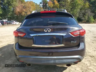 2010 Infiniti FX35 with VIN JN8AS1MU5AM801247, listed as a Copart auction lot 73400484 with 129,508 mi miles and Clean Title. Bid and sale history available at carsss.com. Image 6.