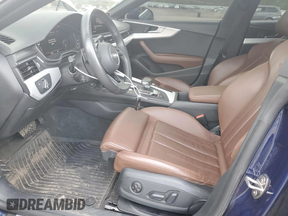 2018 Audi A5 Sportback Premium Plus with VIN WAUENCF5XJA098796, listed as a Copart auction lot 51965514 with 79,245 mi miles and . Bid and sale history available at DreamBid. Image 7.