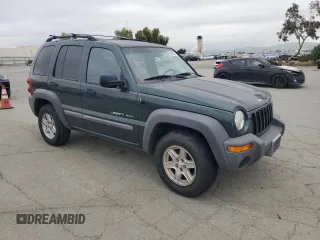 2002 Jeep Liberty Sport with VIN 1J4GL48K32W357377, listed as a Copart auction lot 53203055 with 111,413 mi miles and Clean Title. Bid and sale history available at carsss.com. Image 4.