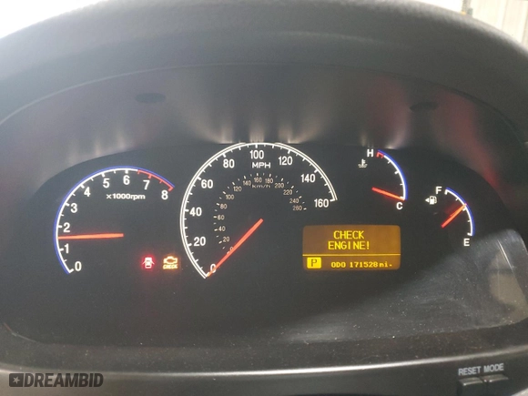 2006 Hyundai Azera SE with VIN KMHFC46F76A134653, listed as a Copart auction lot 75797614 with 171,528 mi miles and Salvage Title. Bid and sale history available at carsss.com. Image 9.