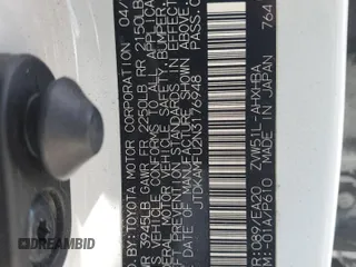 2022 Toyota Prius L Eco z VIN JTDKAMFU2N3176948, wystawiony jako Copart lot #52086435 z przebiegiem 140 633 mil mil oraz Szkoda całkowita • Salvage title. Historia ofert i sprzedaży dostępna na DreamBid. Obrazek 13.