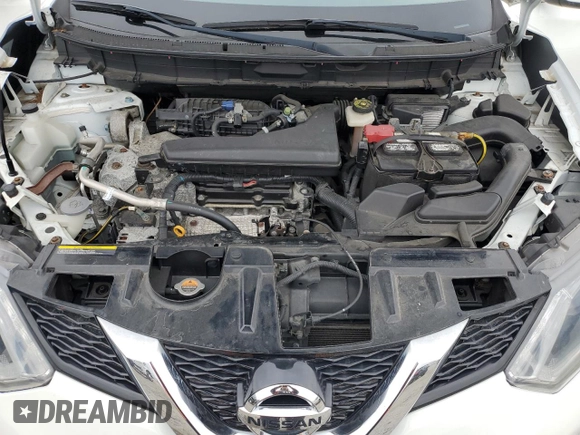2016 Nissan Rogue SV with VIN KNMAT2MV6GP694692, listed as a Copart auction lot 46224705 with 109,939 mi miles and Salvage Title. Bid and sale history available at carsss.com. Image 12.