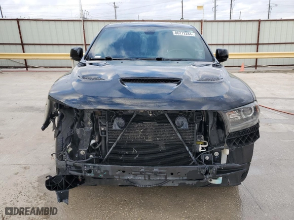 2017 Dodge Durango R/T with VIN 1C4SDHCTXHC917524, listed as a Copart auction lot 86272284 with 150,492 mi miles and Salvage Title. Bid and sale history available at carsss.com. Image 5.