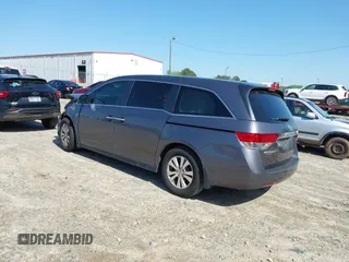 2015 Honda Odyssey EX-L with VIN 5FNRL5H66FB131223, listed as a IAAI auction lot 41998554 with 103,433 mi miles and . Bid and sale history available at DreamBid. Image 3.