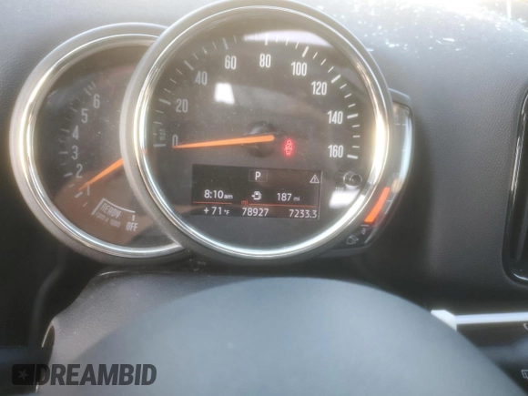2019 MINI Countryman Cooper S with VIN WMZYT3C56K3E94484, listed as a Copart auction lot 55854305 with 78,927 mi miles and Salvage Title. Bid and sale history available at DreamBid. Image 9.
