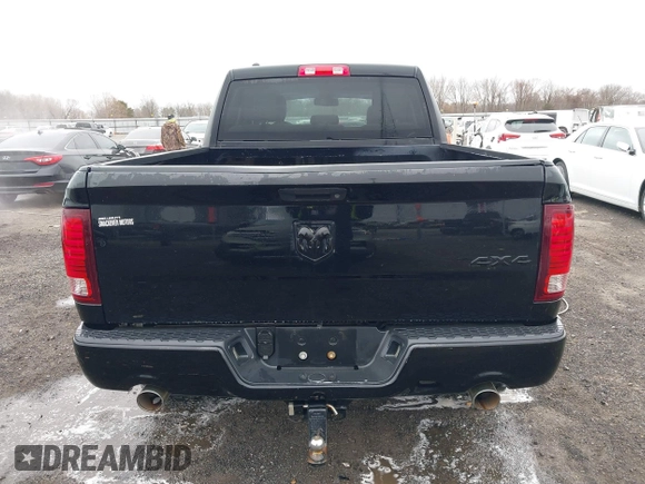 2014 Ram 1500 Express with VIN 1C6RR7FT9ES375363, listed as a IAAI auction lot 41653702 with 153,240 mi miles. Bid and sale history available at carsss.com. Image 16.