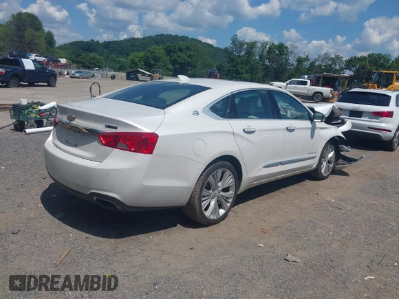 2017 Chevrolet Impala Premier with VIN 2G1145S31H9146205, listed as a IAAI auction lot 42651277 with Not provided miles and . Bid and sale history available at DreamBid. Image 4.