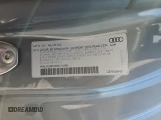 2014 Audi S5 Prestige z VIN WAUVGAFH9EN014880, wystawiony jako Copart lot #56047975 z przebiegiem 85 406 mil mil oraz Szkoda całkowita • Salvage title. Historia ofert i sprzedaży dostępna na DreamBid. Obrazek 13.