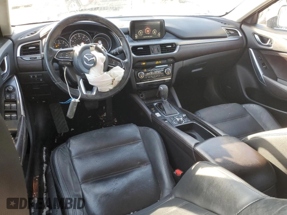 2017 Mazda 6 Grand Touring with VIN JM1GL1W54H1141237, listed as a Copart auction lot 41819735 with 89,102 mi miles and Salvage Title. Bid and sale history available at carsss.com. Image 8.