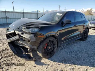 2014 Porsche Cayenne Turbo with VIN WP1AC2A23ELA87288, listed as a Copart auction lot 79527584 with 131,069 mi miles and Salvage title. Bid and sale history available at DreamBid. Image 1.