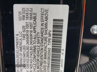 2025 Honda Passport TrailSport z VIN 5FNYF8H6XSB020043, wystawiony jako Copart lot #55141675 z przebiegiem 895 mil mil oraz Szkoda całkowita • Salvage title. Historia ofert i sprzedaży dostępna na DreamBid. Obrazek 13.
