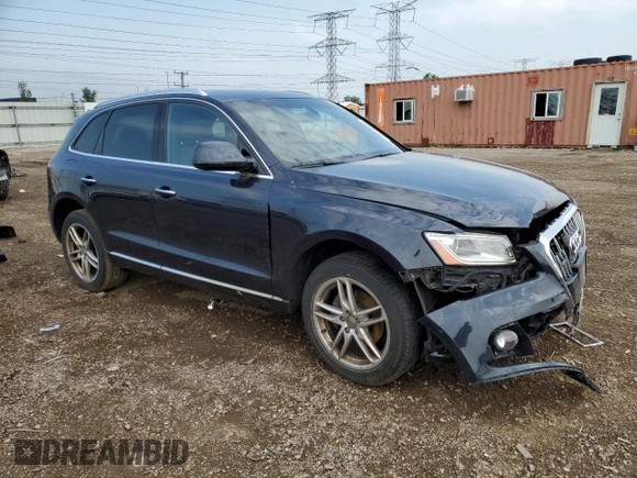 2017 Audi Q5 Premium with VIN WA1C2AFP1HA069586, listed as a Copart auction lot 60000745 with 92,173 mi miles and Salvage title. Bid and sale history available at DreamBid. Image 4.