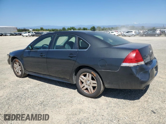 2016 Chevrolet Impala LT with VIN 2G1WB5E36G1124009, listed as a Copart auction lot 59237555 with 130,835 mi miles and Salvage title. Bid and sale history available at DreamBid. Image 2.