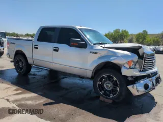 2010 Ford F-150 XL with VIN 1FTFW1EV0AFC02614, listed as a Copart auction lot 58043545 with 138,149 mi miles and Salvage title. Bid and sale history available at DreamBid. Image 4.
