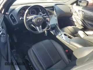 2018 Infiniti Q60 Sport with VIN JN1EV7EK6JM341104, listed as a Copart auction lot 82397074 with 53,666 mi miles and Salvage Title. Bid and sale history available at DreamBid. Image 8.