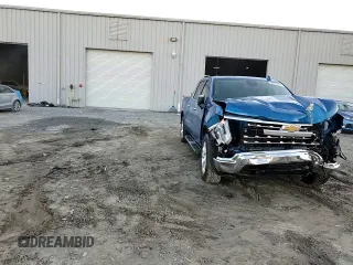 2023 Chevrolet Silverado 1500 LTZ with VIN 1GCUDGE82PZ121034, listed as a Copart auction lot 84314944 with 19,243 mi miles and Salvage Title. Bid and sale history available at carsss.com. Image 14.