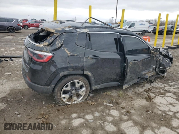 2018 Jeep Compass Limited with VIN 3C4NJDCB4JT333992, listed as a Copart auction lot 50012535 with 103,835 mi miles and Clean title. Bid and sale history available at DreamBid. Image 3.